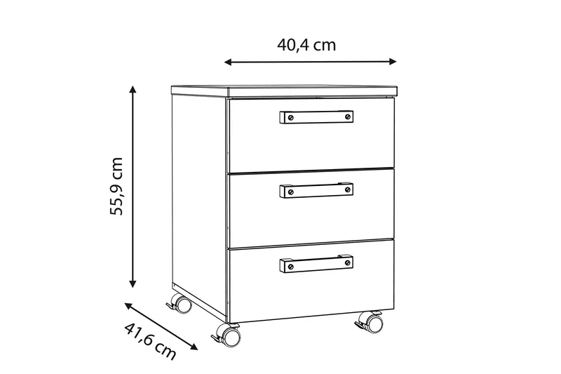 Torelles Hurts 60x41 cm - Brun/Grå - Förvaring - Förvaringsmöbler - Byrå - Hurts