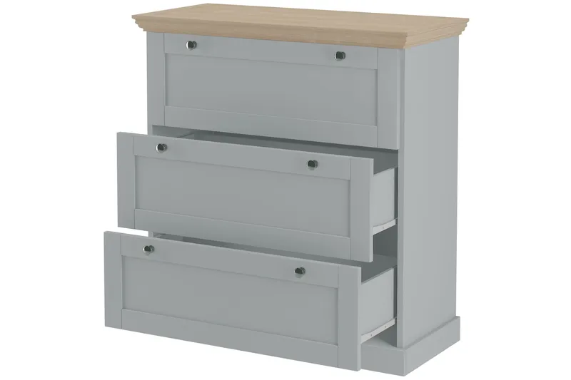 Jundapah Byrå - Grå/Brun - Förvaring - Förvaringsmöbler - Byrå