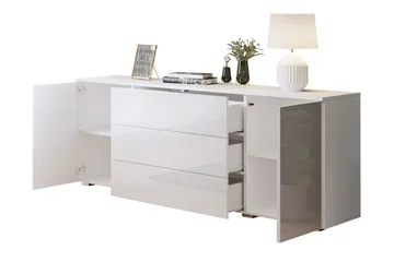 Kankuro Byrå 111x68 cm - Natur/Vit - Förvaring - Förvaringsmöbler - Byrå