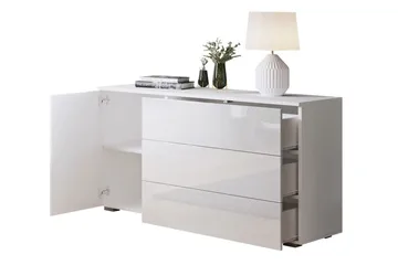 Kankuro Byrå 111x68 cm - Natur/Vit - Förvaring - Förvaringsmöbler - Byrå