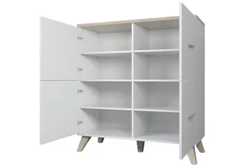 Kardos Byrå 45x110 cm - Natur/Svart - Förvaring - Förvaringsmöbler - Byrå