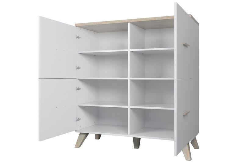 Kardos Byrå 45x110 cm - Natur/Svart - Förvaring - Förvaringsmöbler - Byrå