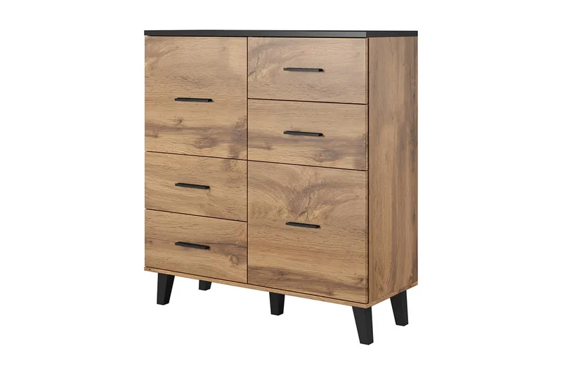 Kardos Byrå 45x110 cm - Natur/Svart - Förvaring - Förvaringsmöbler - Byrå