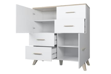 Kardos Byrå 45x110 cm - Natur/Svart - Förvaring - Förvaringsmöbler - Byrå