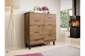 Kardos Byrå 45x110 cm - Natur/Svart - Förvaring - Förvaringsmöbler - Byrå