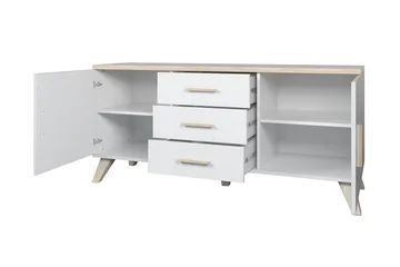 Kardos Byrå 45x150 cm - Natur/Svart - Förvaring - Förvaringsmöbler - Byrå