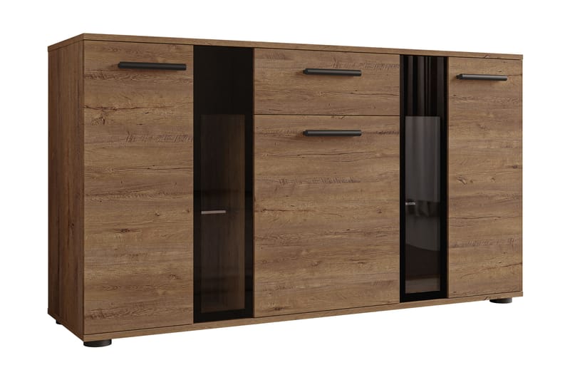 Komoda Leagreen 140 cm - Trä/natur/Vit - Förvaring - Förvaringsmöbler - Byrå