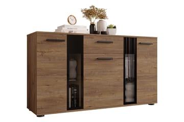 Komoda Leagreen 140 cm - Trä/natur/Vit - Förvaring - Förvaringsmöbler - Byrå
