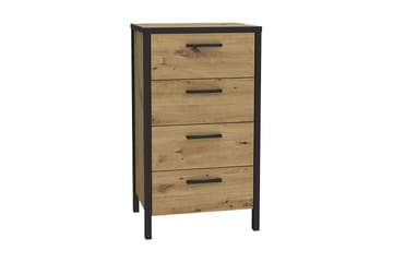 Koufalia Byrå 40x51 cm - Brun/Svart - Förvaring - Förvaringsmöbler - Byrå