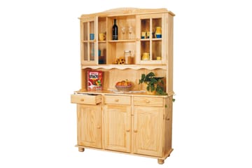 Leksand Skänkvitrin 130 cm - Furu - Förvaring - Förvaringsmöbler - Byrå