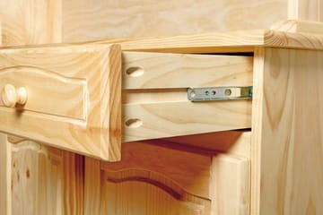 Leksand Skänkvitrin 88 cm - Furu - Förvaring - Förvaringsmöbler - Byrå