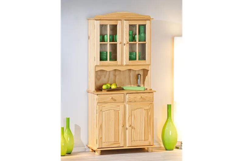 Leksand Skänkvitrin 88 cm - Furu - Förvaring - Förvaringsmöbler - Byrå