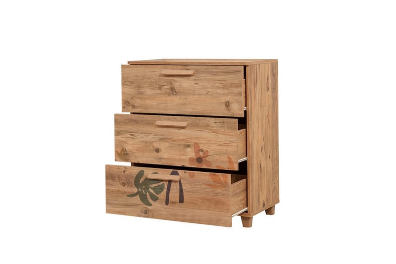 Byrå Leva 80x95 cm Brun - Hanah Home - Förvaring - Förvaringsmöbler - Byrå - Hallbyrå