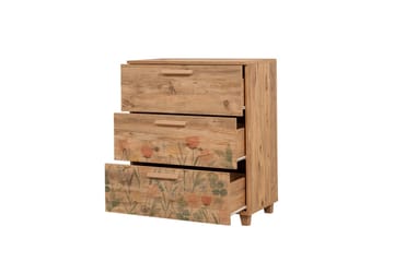 Byrå Leva 80x95 cm Brun - Hanah Home - Förvaring - Förvaringsmöbler - Byrå - Hallbyrå
