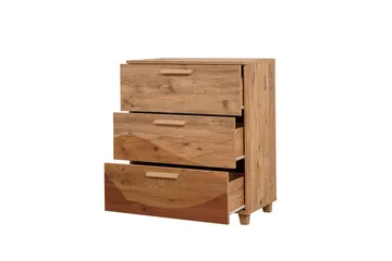 Leva Byrå 80x95 cm Brun - Hanah Home - Förvaring - Förvaringsmöbler - Byrå - Hallbyrå