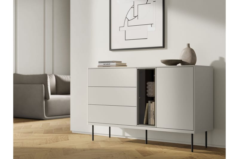 Levisa Byrå - Beige/Grå - Förvaring - Förvaringsmöbler - Byrå