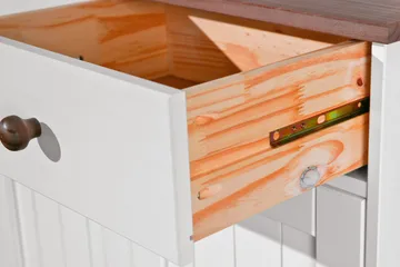 Livesey Skänkvitrin - Vit/Natur - Förvaring - Förvaringsmöbler - Byrå