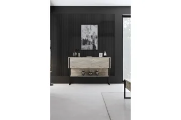 Luxe Byrå 120 cm - Beige/Svart - Förvaring - Förvaringsmöbler - Byrå