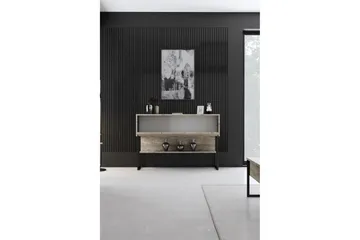 Luxe Byrå 120 cm - Beige/Svart - Förvaring - Förvaringsmöbler - Byrå