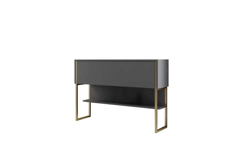 Luxe Byrå 120 cm, Guld/Antracit