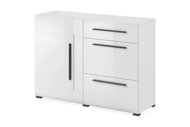 Maricruz Byrå - Vit/Vit högglans - Förvaring - Förvaringsmöbler - Byrå