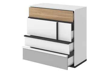 Metropolitan Byrå - Brun/Vit/Ljusgrå/Svart - Förvaring - Förvaringsmöbler - Byrå