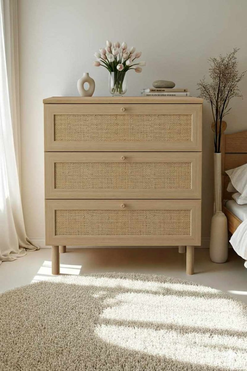 Meyloren Byrå 75 cm - Beige - Förvaring - Förvaringsmöbler - Byrå