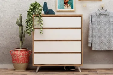 Mod Design Byrå - Trä/Vit - Förvaring - Förvaringsmöbler - Byrå