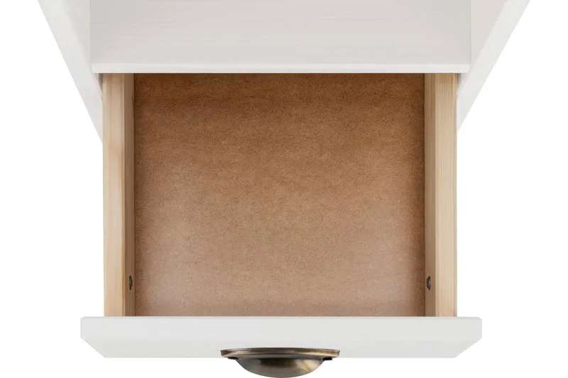 Moglielle Byrå, Vit/Brun