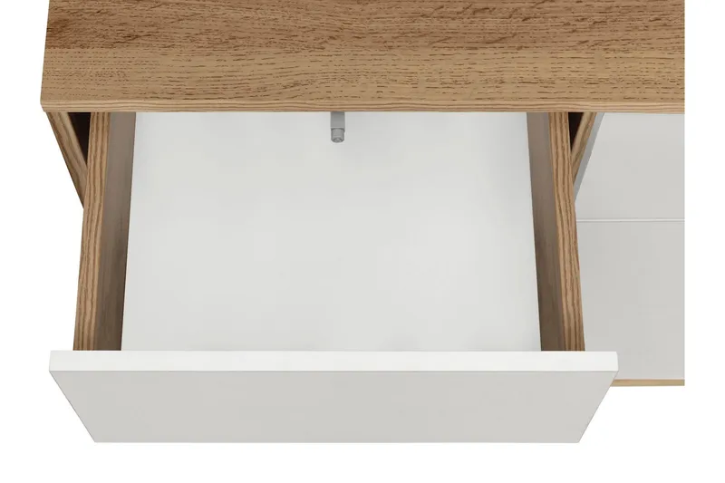 Mohak Byrå m. Överskåp - Vit/Brun - Förvaring - Förvaringsmöbler - Byrå