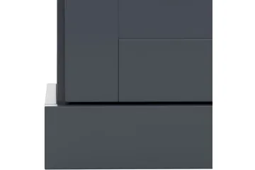 Byrå Motala 75x35x80 cm, Antracit/Ek - 75x35x80 cm, Antracit/Ek - Förvaring - Förvaringsmöbler - Byrå