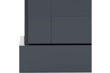 Byrå Motala 75x35x80 cm, Antracit/Ek - 75x35x80 cm, Antracit/Ek - Förvaring - Förvaringsmöbler - Byrå