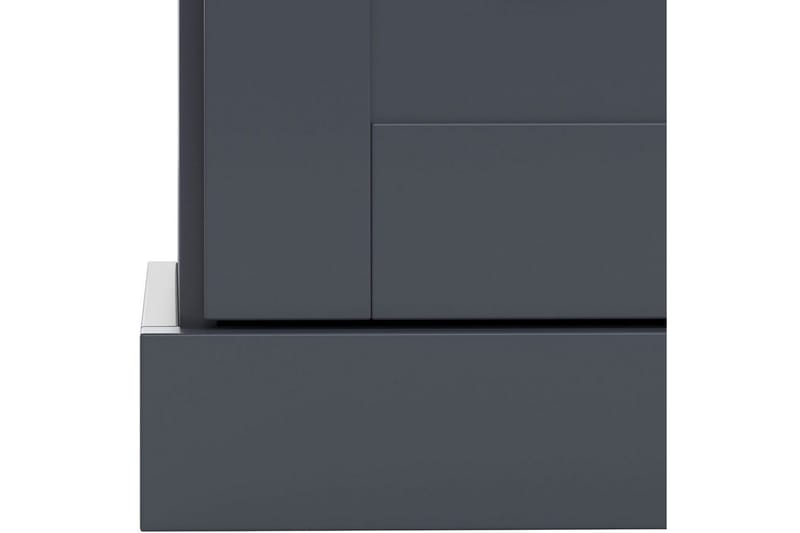 Byrå Motala 75x35x80 cm, Antracit/Ek - 75x35x80 cm, Antracit/Ek - Förvaring - Förvaringsmöbler - Byrå