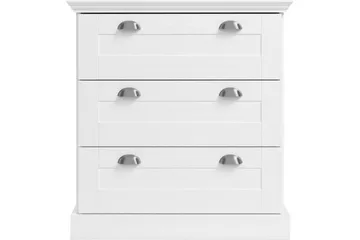 Byrå Motala 75x35x80 cm, Vit - 75x35x80 cm, Vit - Förvaring - Förvaringsmöbler - Byrå