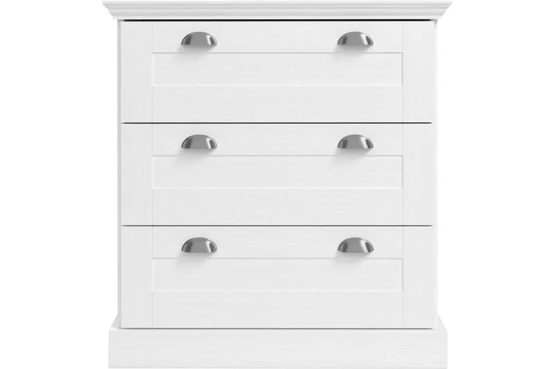 Byrå Motala 75x35x80 cm, Vit - 75x35x80 cm, Vit - Förvaring - Förvaringsmöbler - Byrå