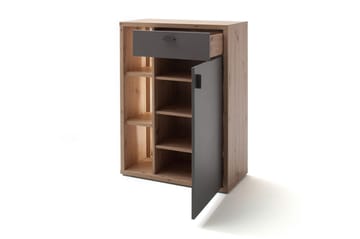 Nacimento Byrå 37x76 cm - Grå/Natur - Förvaring - Förvaringsmöbler - Byrå