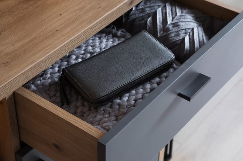 Nacimento Byrå 37x76 cm - Grå/Natur - Förvaring - Förvaringsmöbler - Byrå