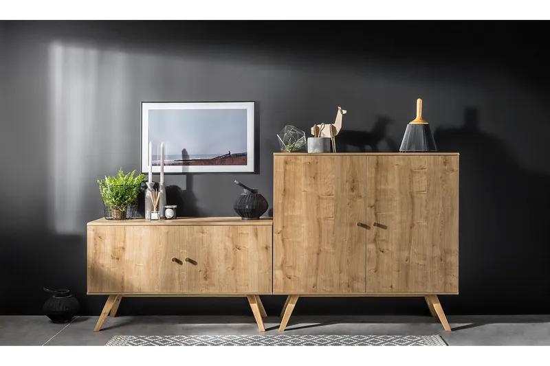 Nature Byrå Vit/Natur - Natur - Förvaring - Förvaringsmöbler - Byrå