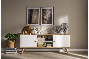 Nature Byrå Vit/Natur - Vit/Trä/natur - Förvaring - Förvaringsmöbler - Byrå