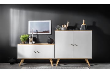 Nature Byrå Vit/Natur - Vit/Trä/natur - Förvaring - Förvaringsmöbler - Byrå