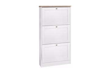 Naveen Skolåda 70x130 cm - Vit/Brun - Förvaring - Skåp - Förvaringsskåp