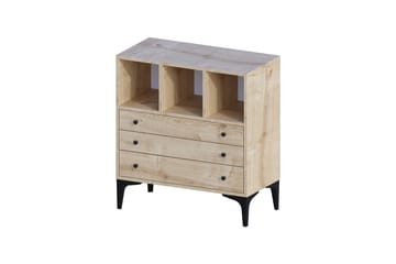 Byrå Neki 80x86 cm Beige - Hanah Home - Förvaring - Förvaringsmöbler - Byrå - Hallbyrå