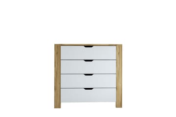 Nordhs Byrå 90 cm - Ljusbrun/Vit - Förvaring - Förvaringsmöbler - Byrå