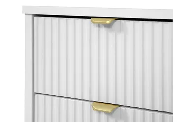 Novaj Hög byrå 80x40x75 cm i Trä med Förvaringslådor - Beige - Förvaring - Skåp - Förvaringsskåp