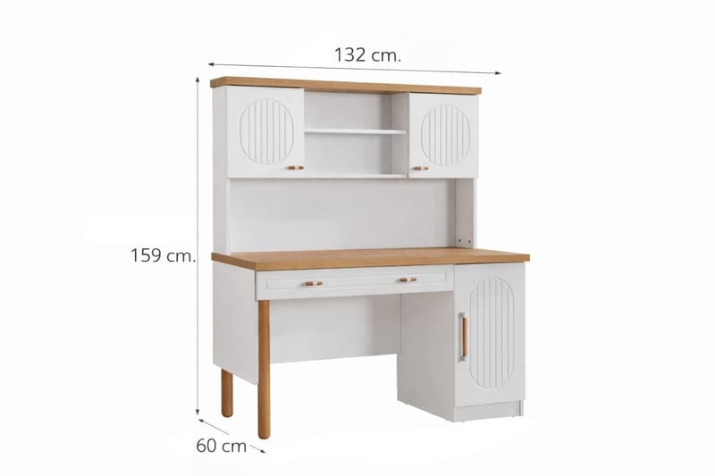 Nusrat Skrivbord 132 cm - Förvaring - Förvaringsmöbler - Byrå - Sekretär
