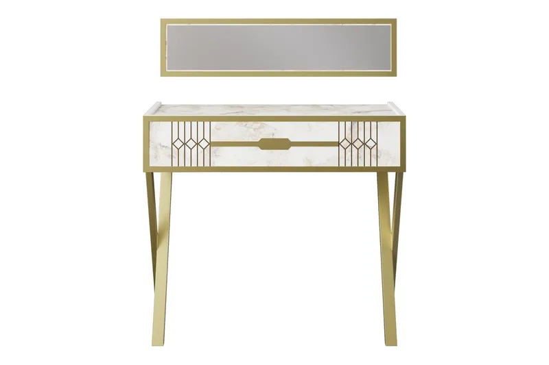 Ocotla Byrå 90x32 cm Låda - Vit - Förvaring - Förvaringsmöbler - Byrå