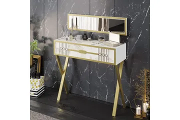 Ocotla Byrå 90x32 cm Låda - Vit - Möbler - Bord & matgrupp - Sminkbord & toalettbord - Sminkbord med spegel