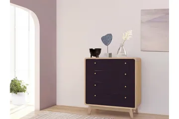 Olivet Byrå 80x39 cm - Natur/Svart - Förvaring - Förvaringsmöbler - Byrå