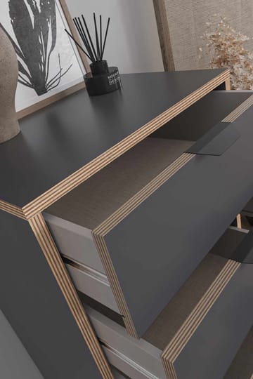 Olyros Byrå 105 cm - Antracit - Förvaring - Förvaringsmöbler - Byrå