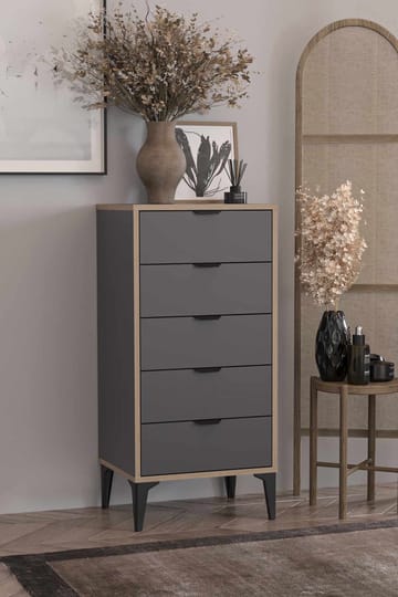 Olyros Byrå 105 cm - Antracit - Förvaring - Förvaringsmöbler - Byrå